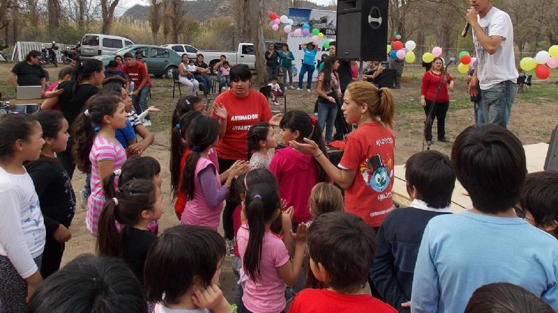 Los niños festejaron en el Predio de Banda de Varela