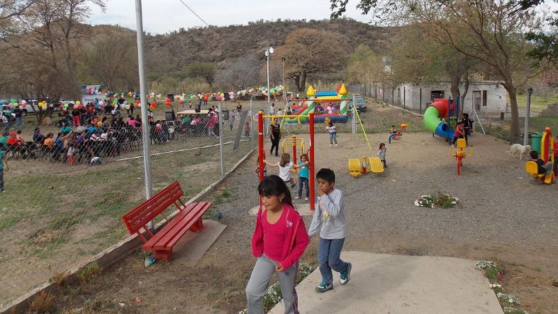 Los niños festejaron en el Predio de Banda de Varela