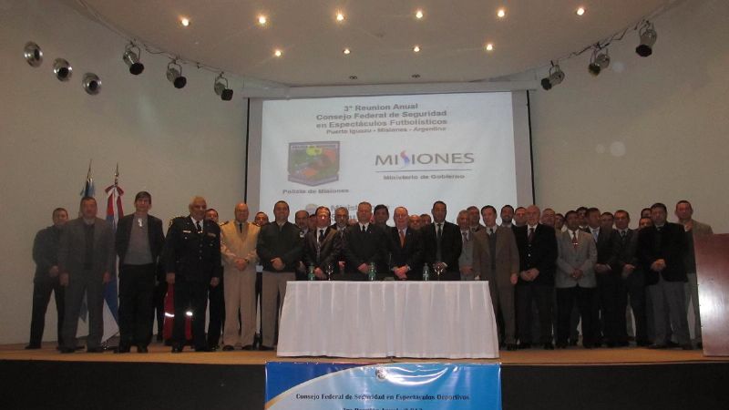 3° Reunión del Consejo de Seguridad en Espectáculos Futbolísticos