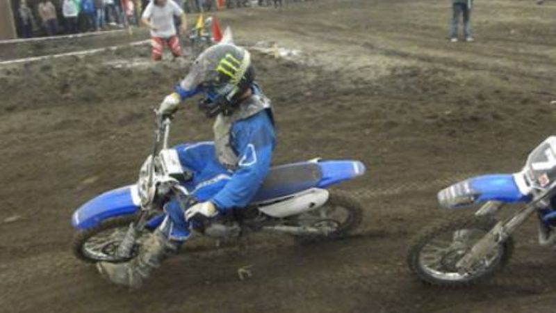 Pablo Quiroga, segundo en el Motocross del NOA