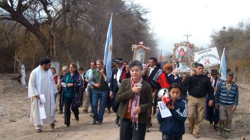 Pobladores de La Bajada vivieron el cierre de las fiestas patronales