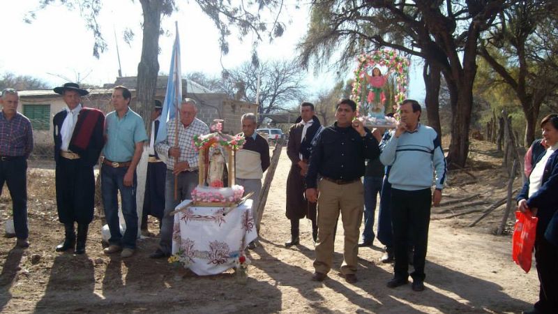 Pobladores de La Bajada vivieron el cierre de las fiestas patronales