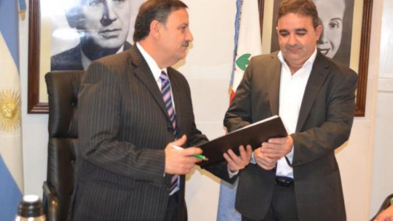 Jalil firmó acuerdo de cooperación con su par riojano