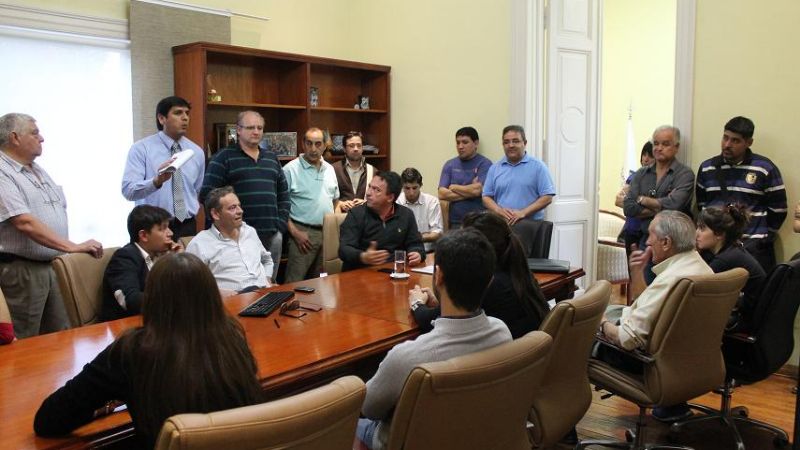 Comerciantes del centro se reunieron con el Intendente