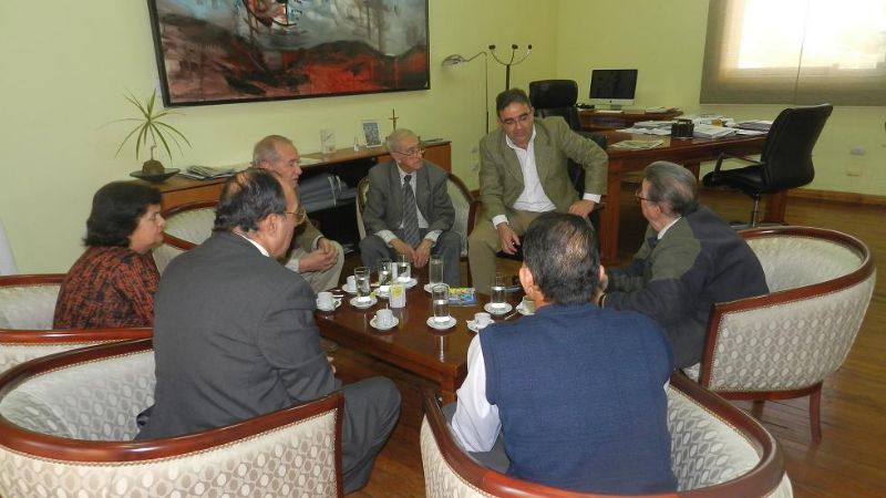 Jalil recibió a representantes del  “Rotary Club”