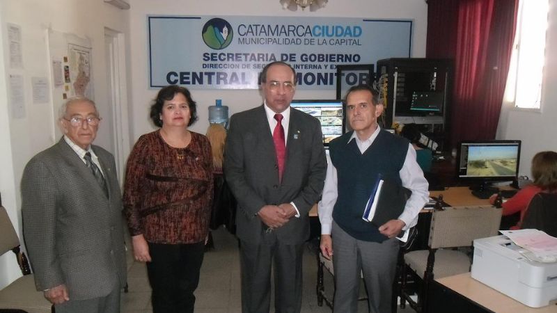 Jalil recibió a representantes del  “Rotary Club”