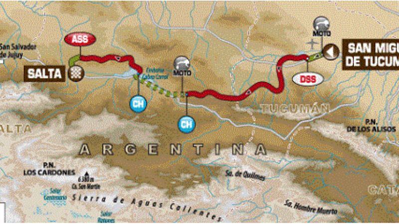 El Dakar 2014 se va desde Tucumán a Salta
