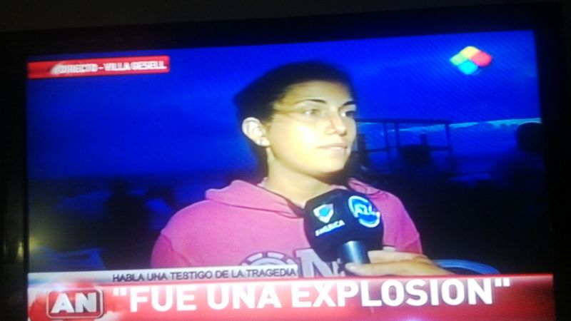 Una joven santamariana testigo de la tragedia en Villa Gesell