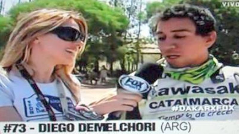 Demelchori volvió a subir y  se ubicó 35° en la general