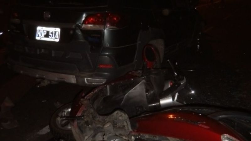 Choque en cadena en avenida Presidente Castillo