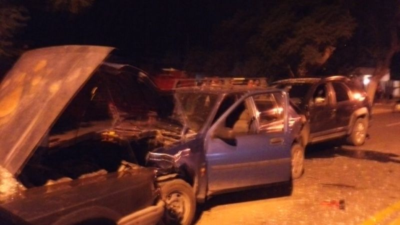 Choque en cadena en avenida Presidente Castillo