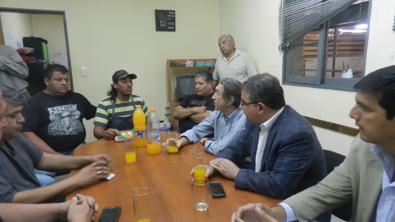 Jalil se reunió con mayoristas del Mercado de Abasto