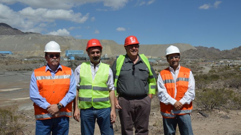 Mayoral sobrevoló el área minera del Oeste catamarqueño
