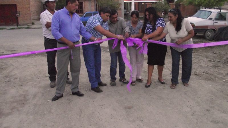 Andersch junto a vecinos reabrieron el Pasaje Amistad