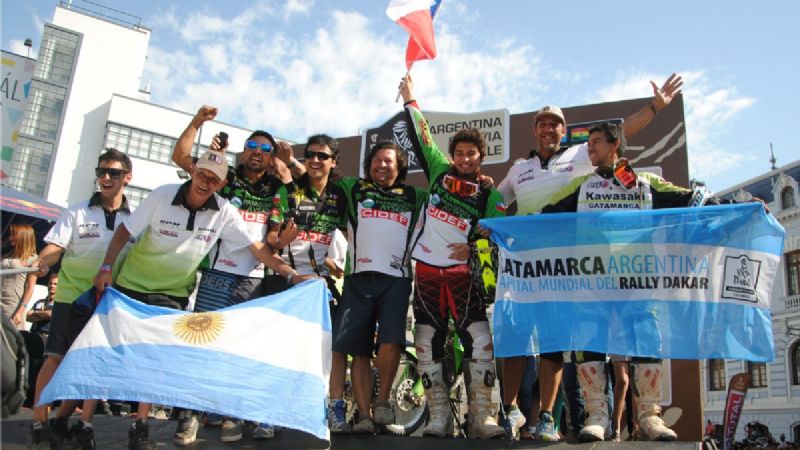 Demelchori llegó con Catamarca al final del Dakar