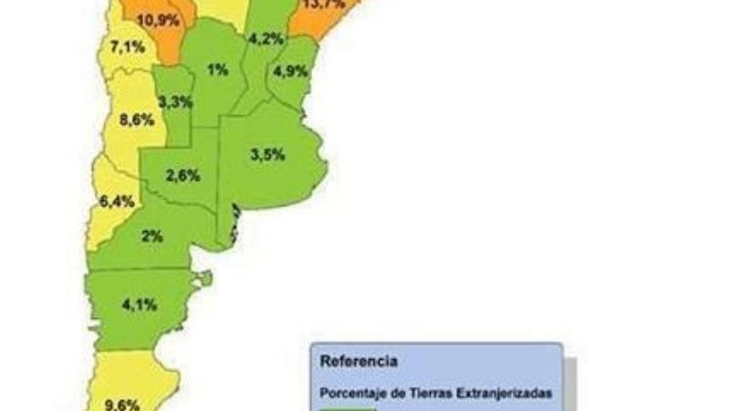 Más del 12% de las tierras catamarqueñas están en manos extranjeras
