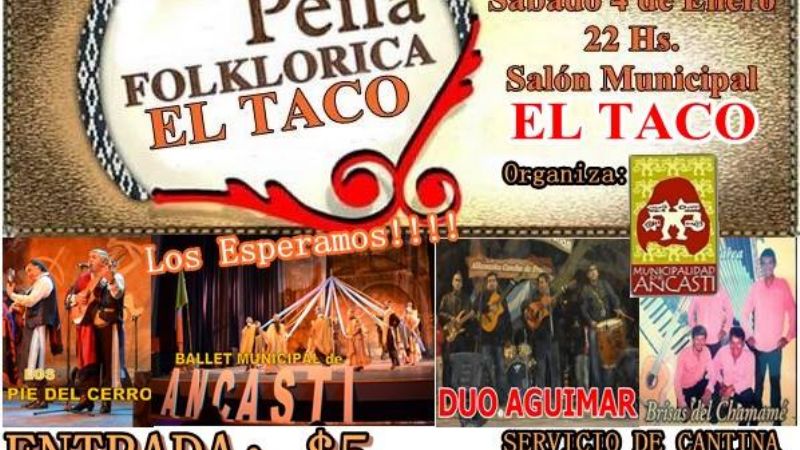 1º Peña Folclorica en El Taco?