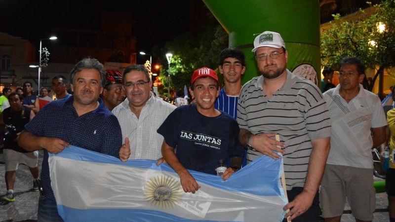  Se realizó maratón despedida a Diego Demelchori