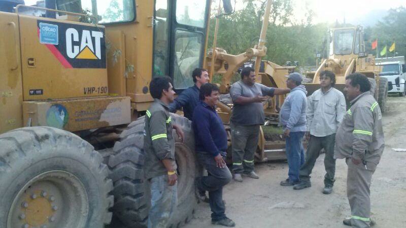 La comuna está abocada a trabajos en El Rodeo