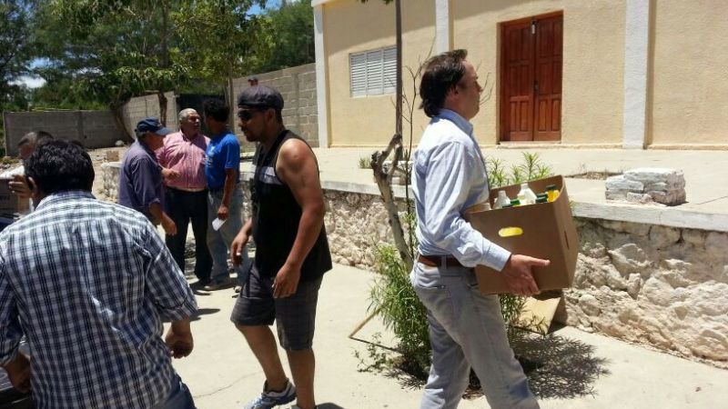 Mera recalcó el compromiso de los voluntarios en Siján