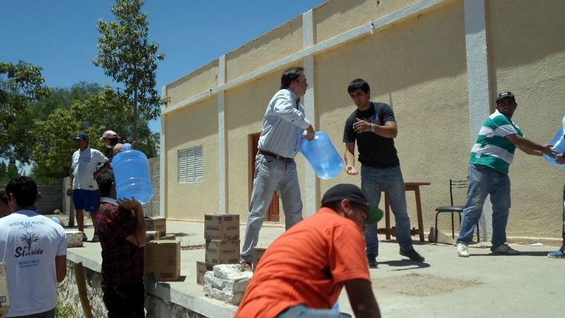 Mera recalcó el compromiso de los voluntarios en Siján