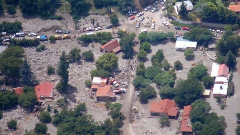 Contención a familiares de las víctimas del temporal