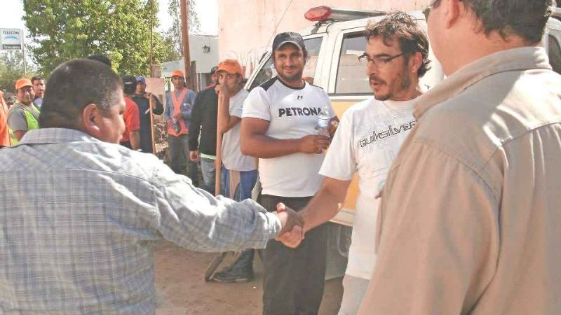 Dirigentes barriales ayudaron a Siján