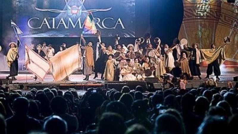 La delegación catamarqueña desembarcó en Cosquín