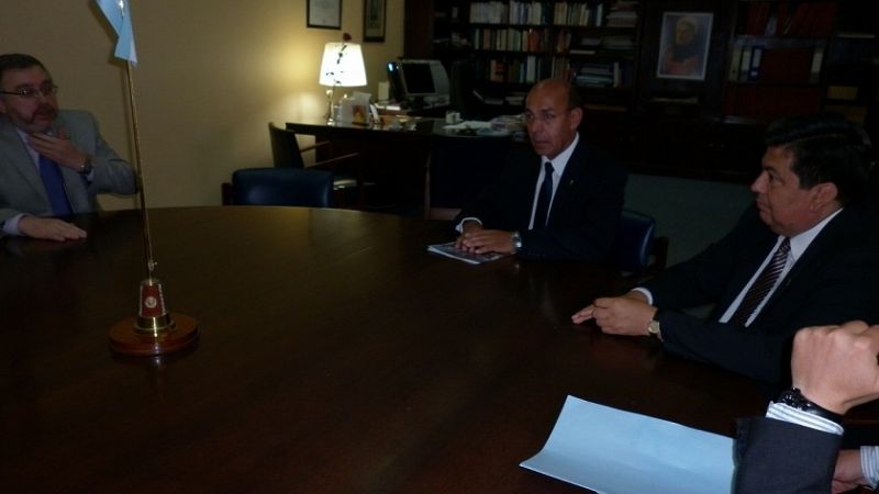 Savio se reunió con el rector de la Universidad Santo Tomás de Aquino