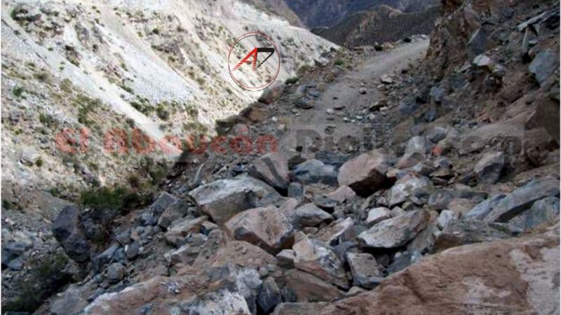 El camino a la localidad de Río Grande quedó intransitable