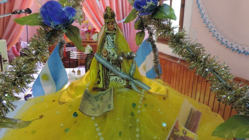 Ampajango celebró a su Patrona