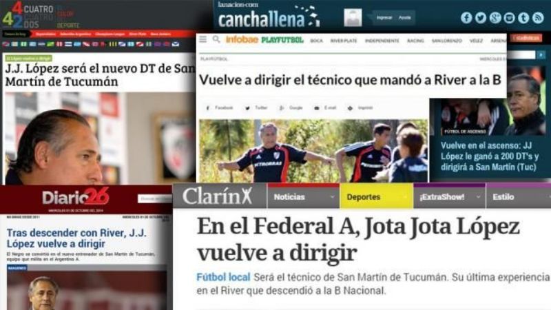La llegada de “JJ” López a San Martín fue noticia en el país