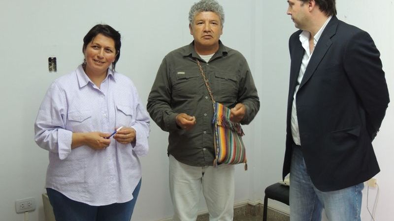 Mera recibió a representes de pueblos originarios