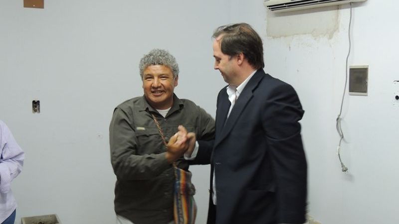 Mera recibió a representes de pueblos originarios