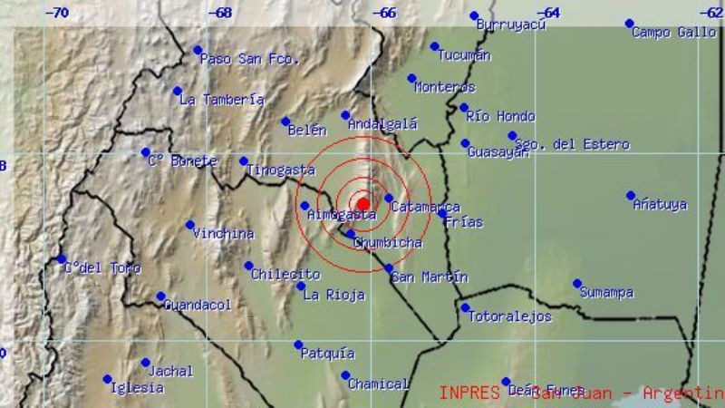 Temblor en la mañana del sábado