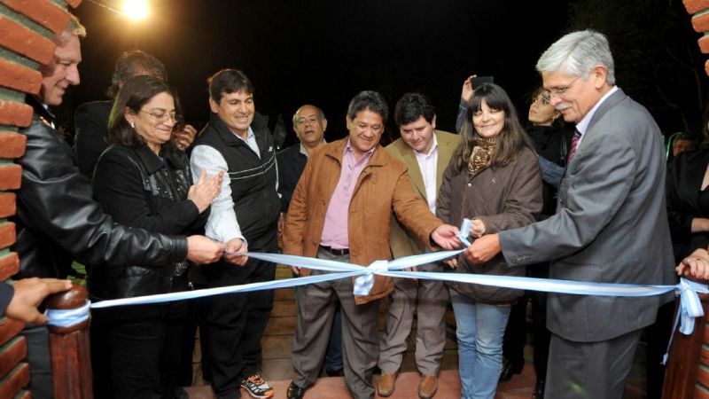 Lucía inauguró la remodelada Hostería de la Puerta