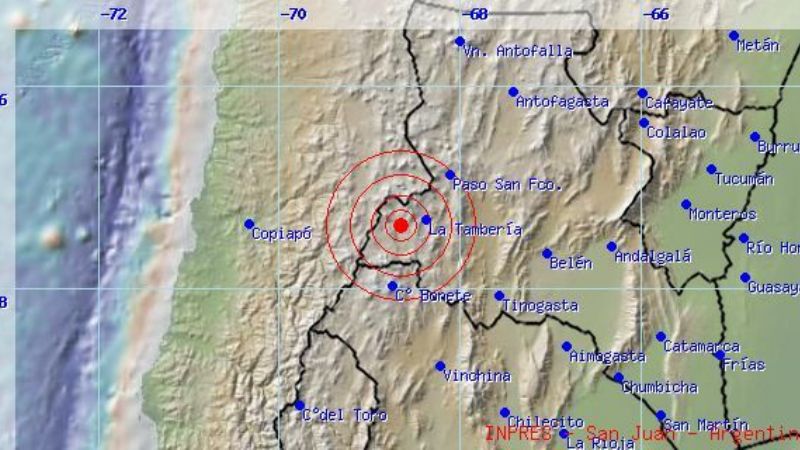 Imperceptible movimiento sísmico