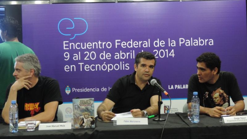 Presentan historietas sobre Felipe Varela en el Festival de la Palabra