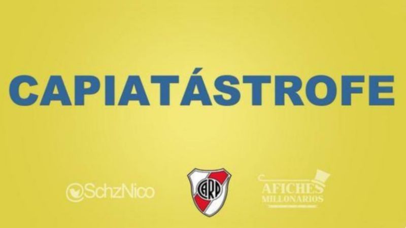 Aparecieron los afiches de la “catástrofe xeneize”