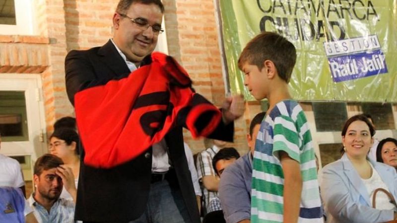 Jalil festejó con el lanzamiento del Campeonato de Fútbol Infantil