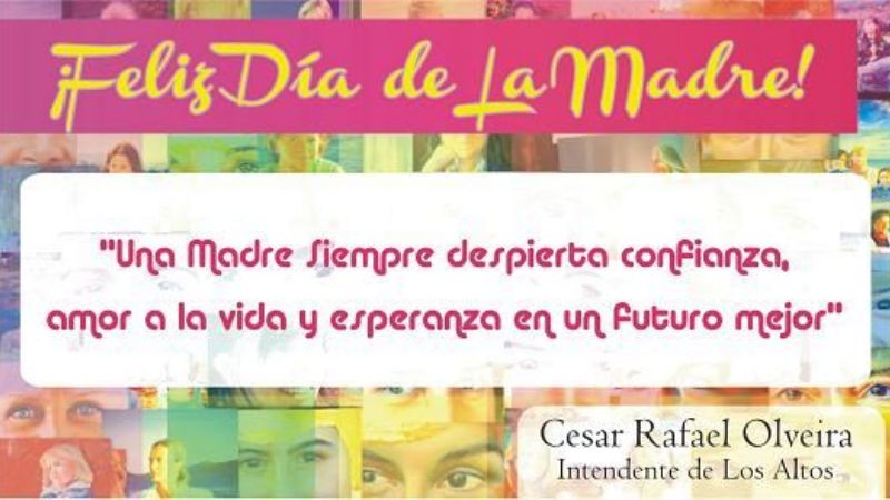 Olveira saluda por el Día de la Madre‏