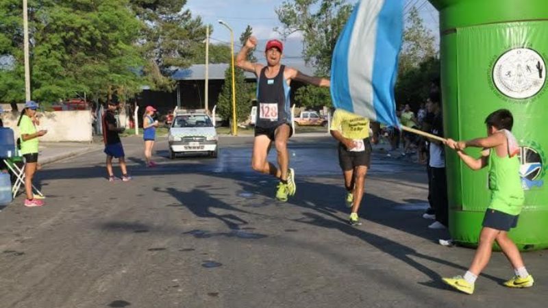 Marcelo Zerdán y Verónica Leiva en los 10 km. de la Maternidad