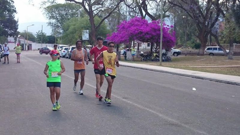 Marcelo Zerdán y Verónica Leiva en los 10 km. de la Maternidad