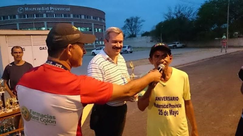 Marcelo Zerdán y Verónica Leiva en los 10 km. de la Maternidad