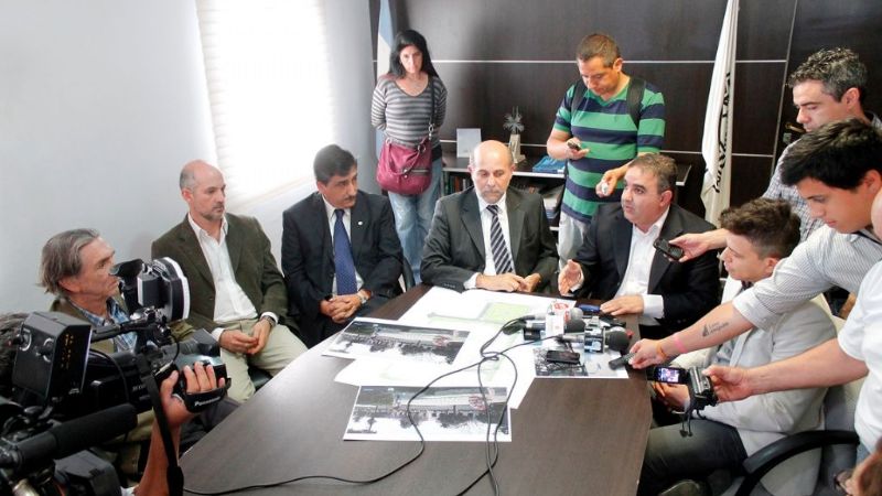 Obra de renovación e integración de la Plaza Virgen del Valle con la UNCa