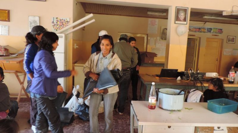 León Mendoza visitó La Hoyada