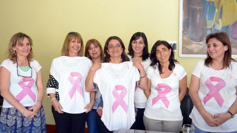 Lucía se sumó a la campaña por la prevención del Cáncer de Mamas