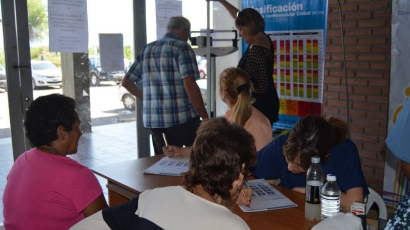 Campaña sobre riesgo cardiovascular en Valle Viejo