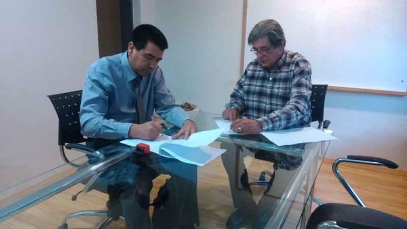 Aparicio y Gordillo firmaron convenio