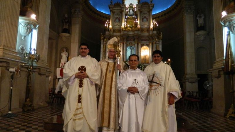 Alegría en la Iglesia catamarqueña por la ordenación de tres nuevos sacerdotes